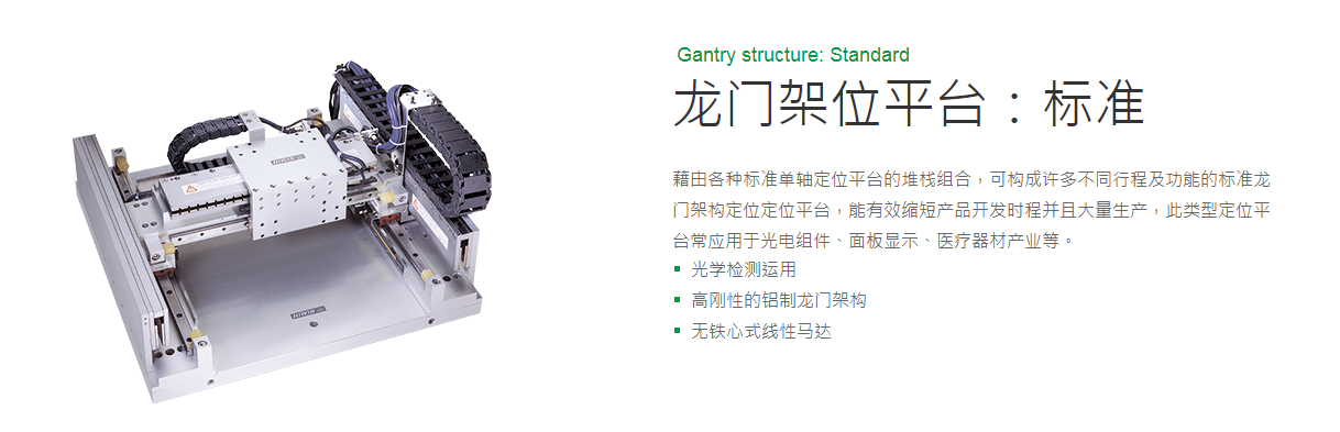 上銀直線電機龍門平臺