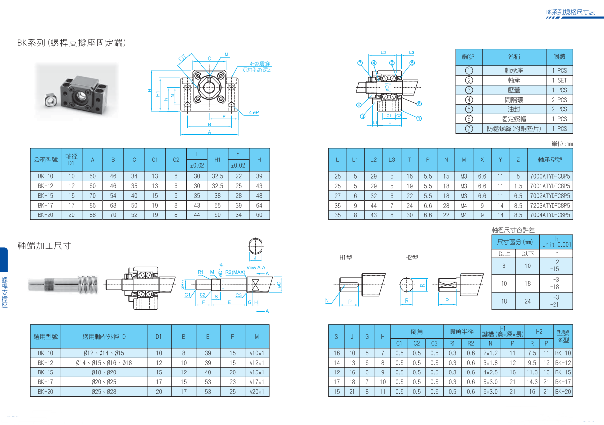 BK35支撐端